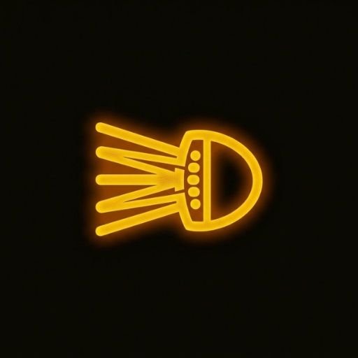 Mazda Adaptive LED Headlights ALH warning light amber symbol