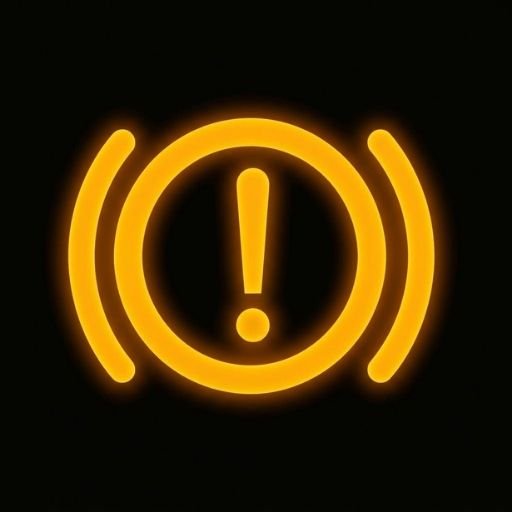 Mazda brake control system warning light amber symbol