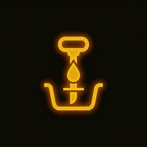Mazda engine oil level warning light amber symbol distinct from oil pressure warning